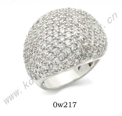 【925銀 批發熱銷 支持訂做 鍍白金 蝴蝶密鑲鋯石戒指】價格,廠家,圖片,戒指,東莞市麻涌尚東五金制品廠-